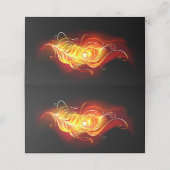 Carte De Fidélité Plumes de paquetage de feu (Extérieur déplié)