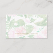 Carte de fidélité Plutôt rose Floral (Dos)