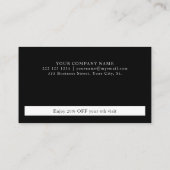 Carte De Fidélité Pointe professionnelle de l'entreprise (Dos)