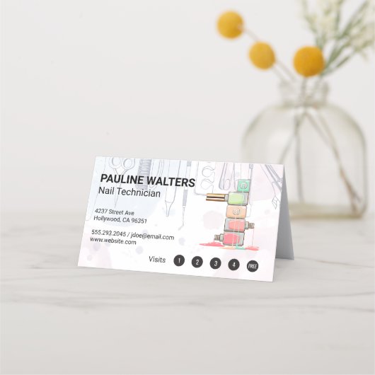 Carte De Fidélité Polonais | Manucure (Devant)