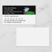 Carte De Fidélité Pool Hall Billiards Customer Loyalty Rewards (Devant / Derrière)