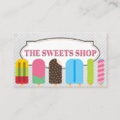 Carte De Fidélité Popsicles et glace (Devant)