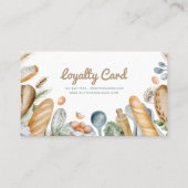 Carte de fidélité pour boulangerie bohème et café (Dos)