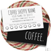 carte de fidélité pour café