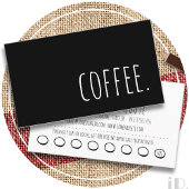 carte de fidélité pour café