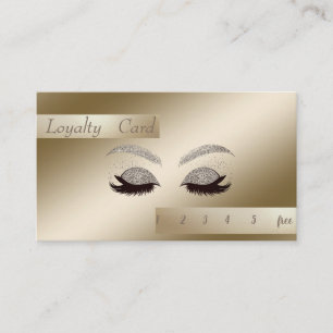 Carte de Fidélité pour Cils Faux Luxueux et Brilla
