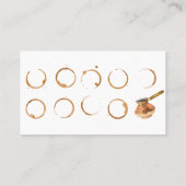 Carte de fidélité pour le carte de visite de (Dos)