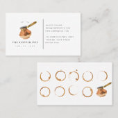 Carte de fidélité pour le carte de visite de (Devant / Derrière)