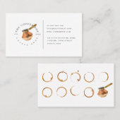 Carte de fidélité pour le carte de visite de (Devant / Derrière)