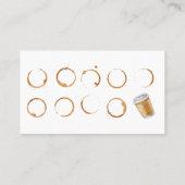 Carte de fidélité pour le carte de visite de (Dos)