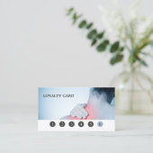 Carte de fidélité pour massothérapeute moderne et  (Debout devant)