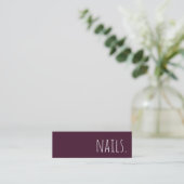 carte de fidélité pour ongles (Debout devant)