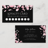 Carte de fidélité pour pétales tombant (Devant / Derrière)