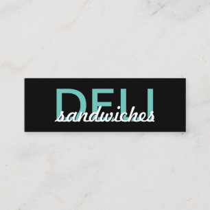 carte de fidélité pour sandwichs de la charcuterie