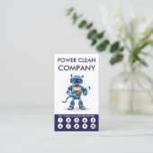 Carte de fidélité Power Clean Punch (Debout devant)