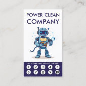 Carte de fidélité Power Clean Punch (Devant)