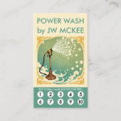 Carte de fidélité Power Wash (Devant)
