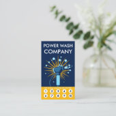 Carte de fidélité Power Wash (Debout devant)