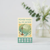Carte De Fidélité Power Wash Loyalty Punch Card (Debout devant)