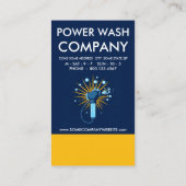 Carte De Fidélité Power Wash Loyalty Punch Card (Dos)