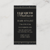 Carte De Fidélité Professional Hair Stylist Beauty Salon (Dos)