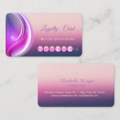 Carte de fidélité professionnelle moderne (Devant / Derrière)