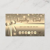 Carte de fidélité professionnelle moderne Elegant  (Devant)