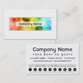 Carte De Fidélité programme de loyauté de bokeh (Devant / Derrière)