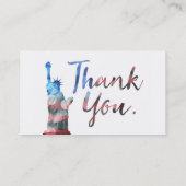 Carte De Fidélité programme de récompenses client statue de liberté (Dos)