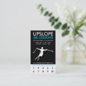 Carte De Fidélité programme de récompenses de leçons de ski en pente (Debout devant)
