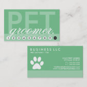 Carte De Fidélité programme de récompenses pour l'éducation des anim (Devant / Derrière)