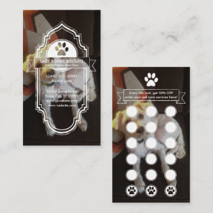 Carte De Fidélité PROGRAMME PERSONNALISÉ DE fidélisation des patte