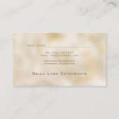 Carte De Fidélité Prolongations Lash Avec Points De Réduction Loyaut (Dos)