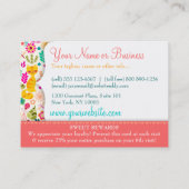 Carte De Fidélité Promo de récompenses de Garden Kitty (Dos)