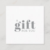 Carte De Fidélité Promotional Salon Business Gift (Devant)