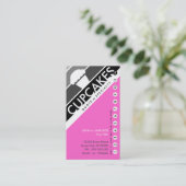 Carte De Fidélité punchcard de cupcake (achetez 11 obtenir 1 gratuit (Debout devant)