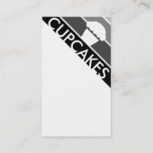 Carte De Fidélité punchcard de cupcake (achetez 11 obtenir 1 gratuit (Dos)
