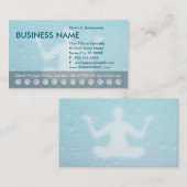 Carte De Fidélité punk-card des cours de yoga (Devant / Derrière)