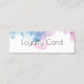 Carte De Fidélité Purple Glitter Luxury Drip Salon  (Devant)