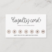 Carte De Fidélité *~* QR Merci récompense Coeurs d'or Roses (Devant)