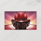 Carte De Fidélité rayons solaires de fraise chocolat (Devant)