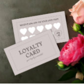 Carte De Fidélité Récompense avec timbre pour client de petite entre