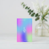 Carte De Fidélité Récompense d'artiste de maquillage professionnel m (Debout devant)