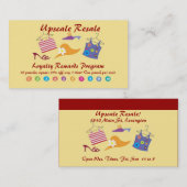 Carte De Fidélité Récompenses de client (Devant / Derrière)