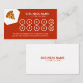 Carte De Fidélité Restaurant Lounge Programme Marketing Client Loyal (Devant / Derrière)