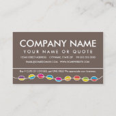 Carte De Fidélité retro ligne COFFEE appréciation du client (Dos)