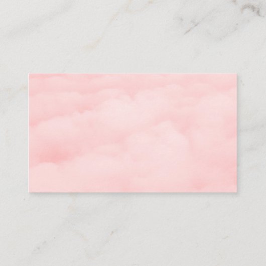 Carte de fidélité rose (Dos)