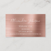 Carte de fidélité rose Gold Foil (Dos)