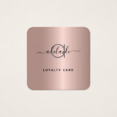 Carte de fidélité rose Gold Hair Stlist Maquillage (Devant)