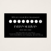 Carte de fidélité rose rose (Dos)